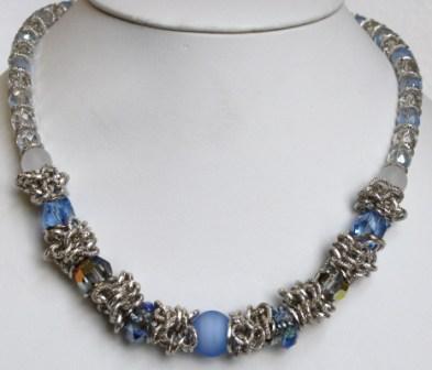Murano Glass Aqua Necklace